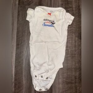 Carter's White Bodysuit - Daddy's Little Sweetie